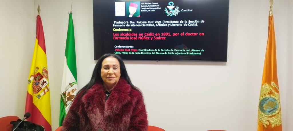 Tertulia de Farmacia “Los alcaloides en Cádiz en 1891, por el doctor en Farmacia José Núñez y Suárez”